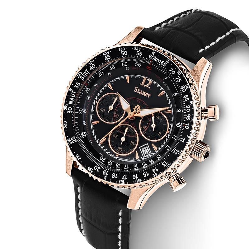 Stauer Flyboy 1916 Midnight Men's Watch
